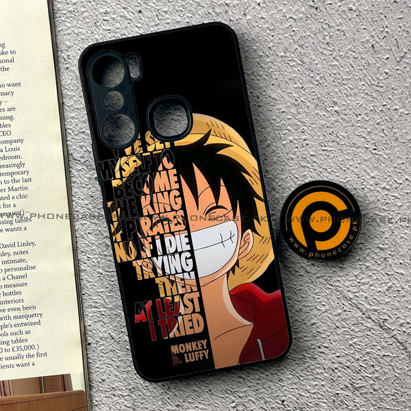 Infinix Hot 12 Pro - Anime - Premium Printed Metal soft Bumper shock Proof Case