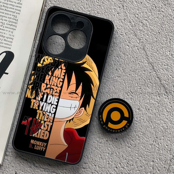 Infinix Hot 40i - Anime - Premium Metal Printed soft Bumper shock Proof Case CS-48251