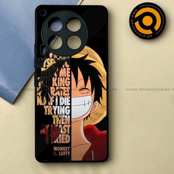 Tecno Camon 30 - Anime -  Premium Printed Metal soft Bumper shock Proof Case