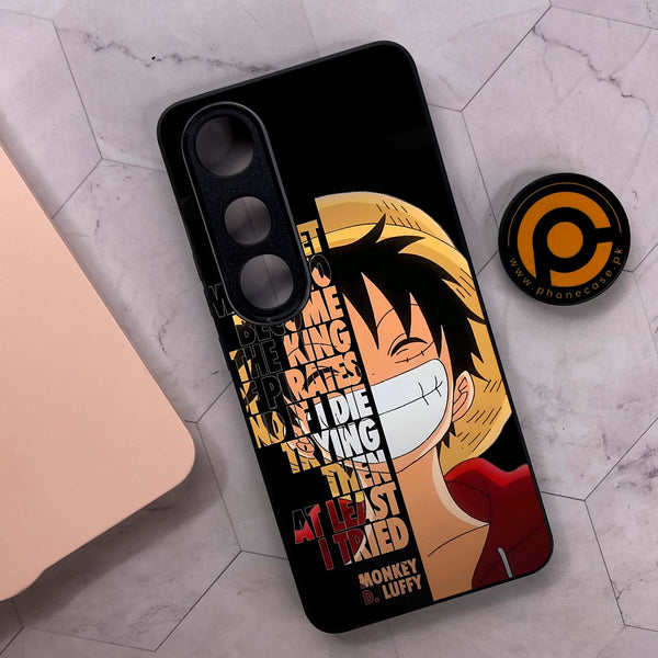Vivo V50 Lite - Anime - Premium Metal Printed soft Bumper shock Proof Case