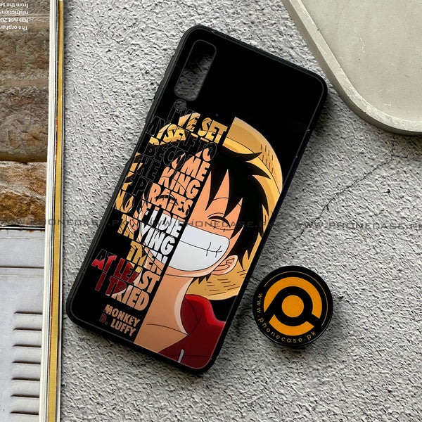 Galaxy A7 2018 - Anime - Premium Printed Metal soft Bumper shock Proof Case