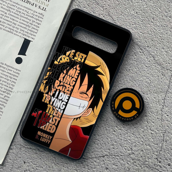 Samsung Galaxy S10 5G - Anime - Premium Printed Glass soft Bumper Shock Proof Case