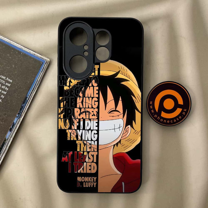 Vivo X200 FE - Anime - Premium Metal Printed soft Bumper Shock Proof Case