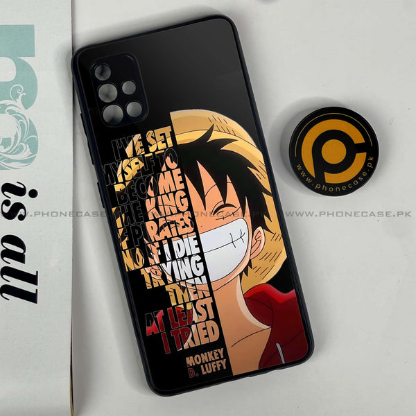 Samsung Galaxy A51 - Anime - Premium Printed Glass soft Bumper Shock Proof Case