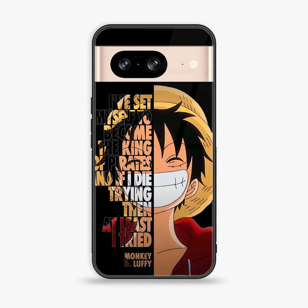 Google Pixel 8 -  Anime - Premium Printed Glass soft Bumper Shock Proof Case