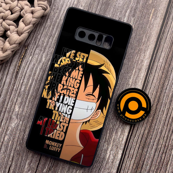 Samsung Galaxy Note 8 - Anime - Premium Metal Printed soft Bumper shock Proof Case