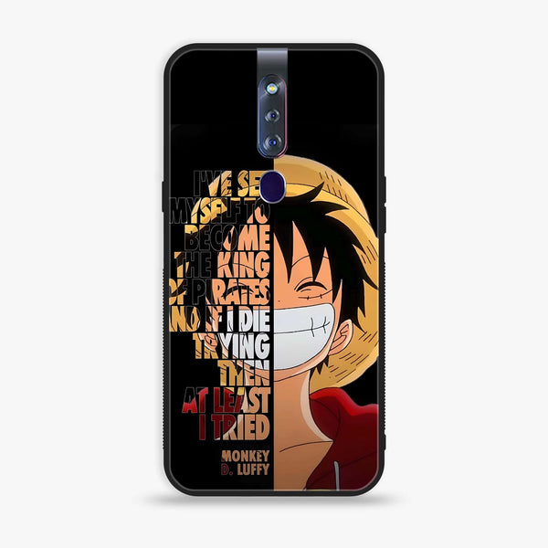 Oppo F11 Pro - Anime - Premium Printed Glass soft Bumper shock Proof Case