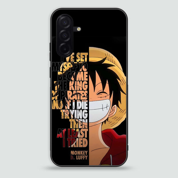 Samsung Galaxy A26 - Anime- Premium Printed Glass soft Bumper Shock Proof Case