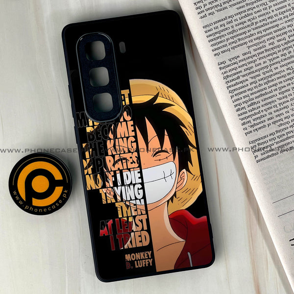 Infinix Hot 60 Pro Plus - Anime - Premium Metal Printed soft Bumper shock Proof Case