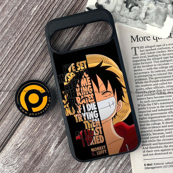 Google Pixel 9 Pro - Anime  - Premium Printed Glass soft Bumper shock Proof Case