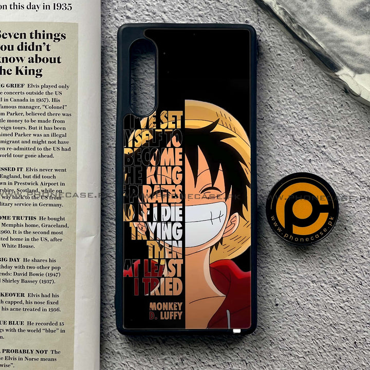 LG G9 - Anime - Premium Metal Printed soft Bumper shock Proof Case