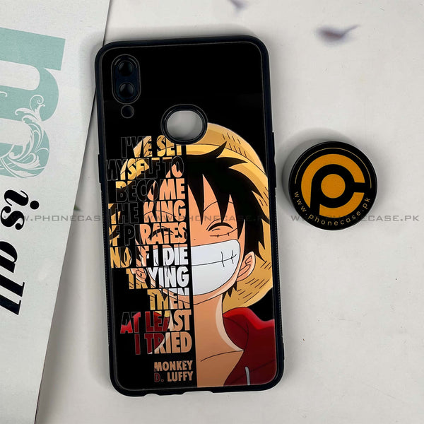 Galaxy A10s - Anime - Premium Printed Glass soft Bumper shock Proof Case