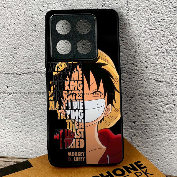 Xiaomi 14T - Anime - Premium Printed Glass soft Bumper shock Proof Case