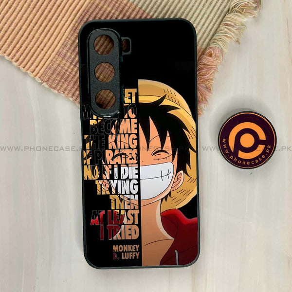 Infinix Hot 60i - Anime - Premium Metal Printed soft Bumper shock Proof Case