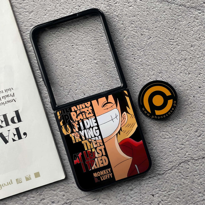 Xiaomi Mix Flip - Anime - Premium Metal  Printed soft Bumper shock Proof Case