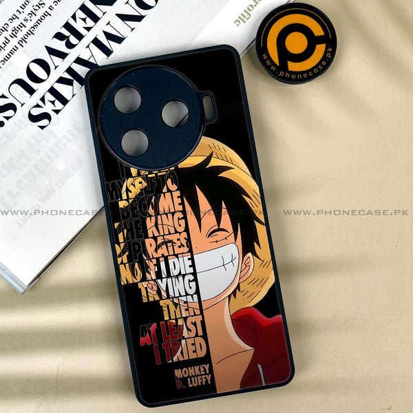 Tecno Camon 30 Pro 5G - Anime -  Premium Printed Metal soft Bumper shock Proof Case