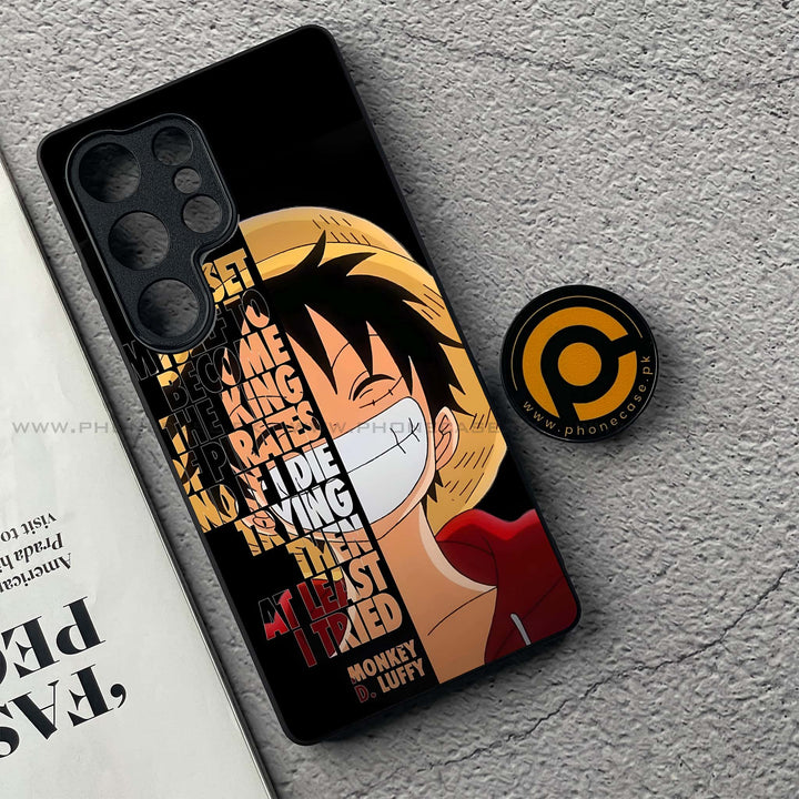 Samsung Galaxy S25 Ultra - Anime - Premium Metal Printed soft Bumper shock Proof Case