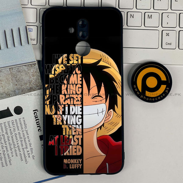 Huawei Mate 20 Lite - Anime - Premium Printed Glass soft Bumper shock Proof Case