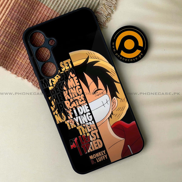 Samsung Galaxy S24 - Anime - Premium Printed Glass soft Bumper Shock Proof Case