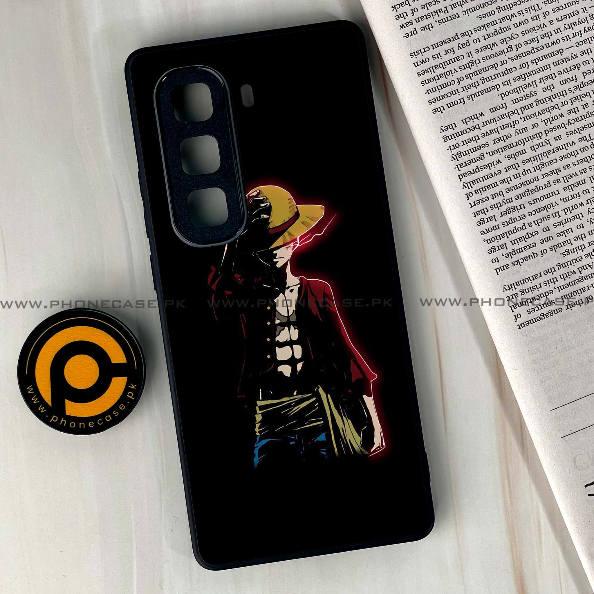 Infinix Hot 60 Pro - Anime Series - Premium Metal Printed soft Bumper shock Proof Case