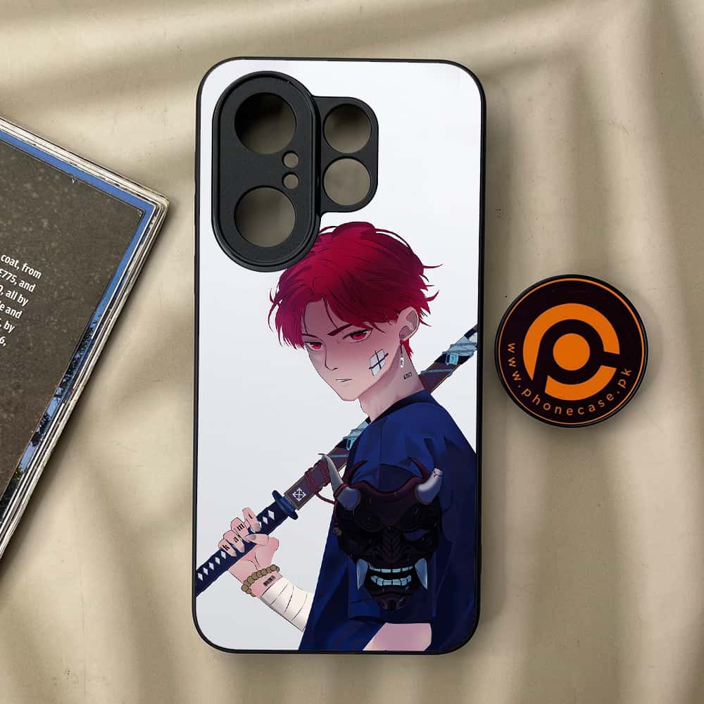Vivo X200 FE - Anime Series - Premium Metal Printed soft Bumper Shock Proof Case