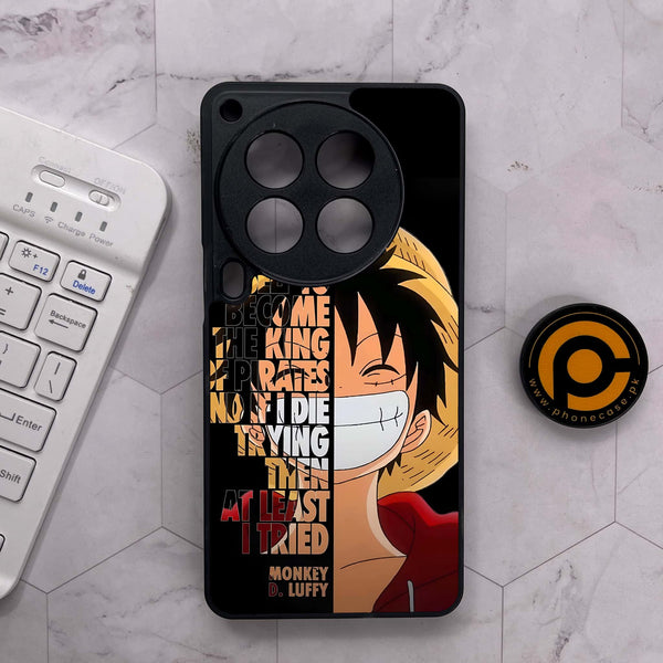 Tecno Camon 30 Premier - Anime - Premium Metal Printed soft Bumper shock Proof Case