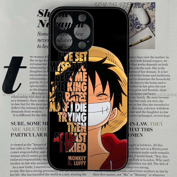 iPhone 16 Pro Max - Anime - Premium Printed Glass soft Bumper shock Proof Case