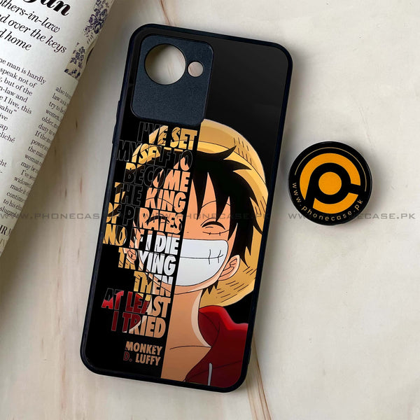Realme C30 - Anime - Premium Printed Glass soft Bumper Shock Proof Case