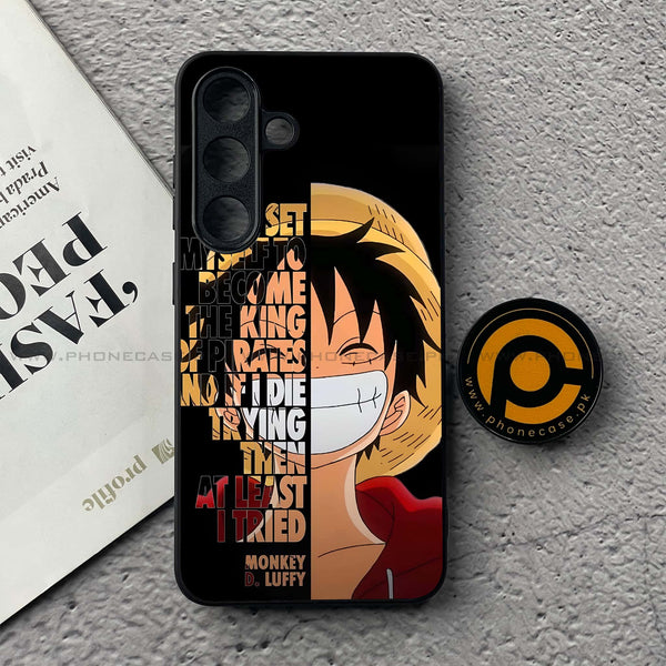 Samsung Galaxy S25 FE - Anime - Premium Metal Printed soft Bumper shock Proof Case