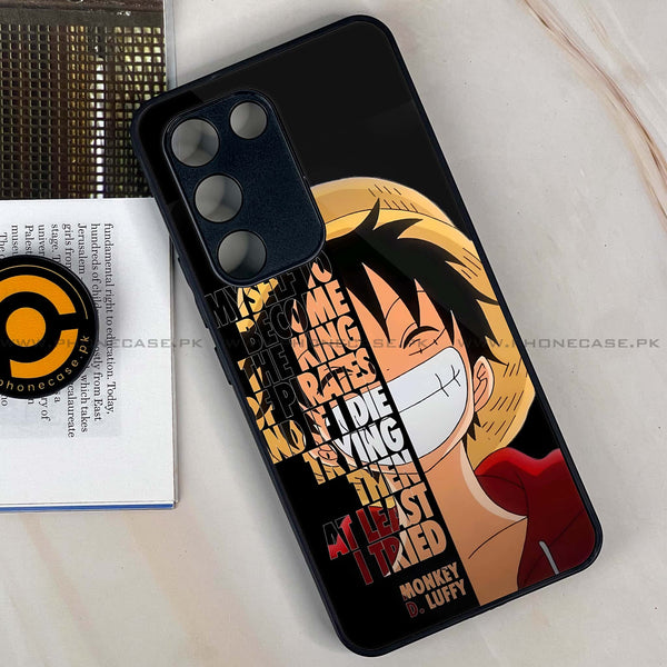 Vivo V30 Lite 4G - Anime -  Premium Printed Metal soft Bumper shock Proof Case
