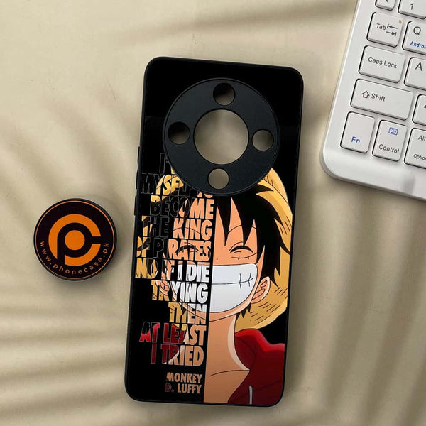 Honor x9b 5G - Anime - Premium Metal Printed soft Bumper shock Proof Case