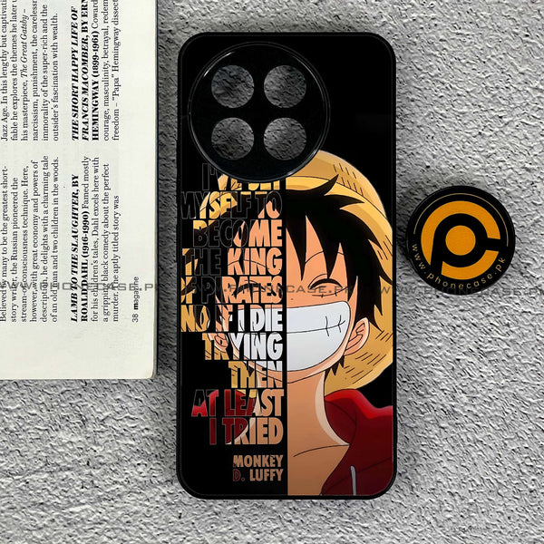 Tecno Spark 30 Pro - Anime -  Premium Printed Metal soft Bumper shock Proof Case