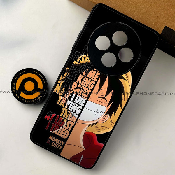 Oppo Reno 12F 4G - Anime - Premium Printed Glass soft Bumper shock Proof Case CS-15974