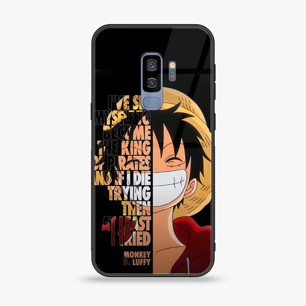 Samsung Galaxy S9 Plus - Anime - Premium Printed Glass soft Bumper Shock Proof Case