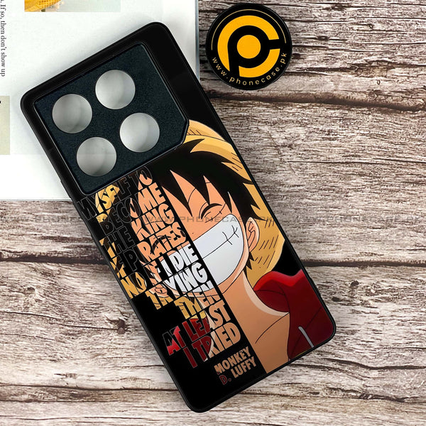 Infinix GT 20 Pro - Anime -  Premium Printed Metal soft Bumper shock Proof Case