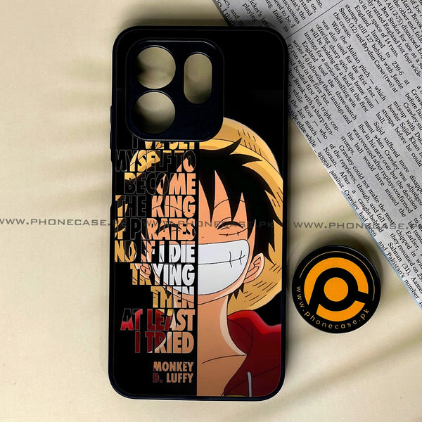 Infinix Smart 9 HD - Anime - Premium Metal Printed soft Bumper shock Proof Case