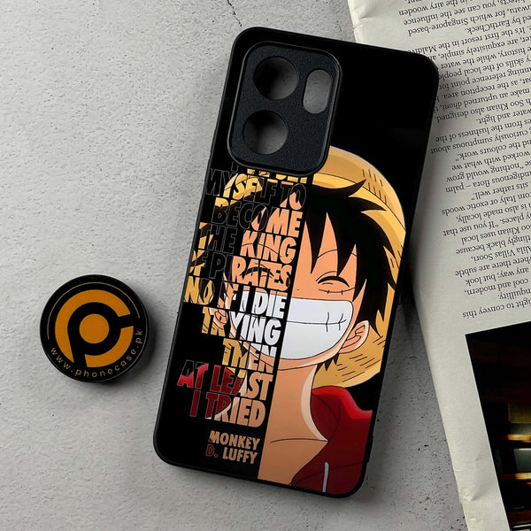 Oppo A5x - Anime - Premium Metal Printed Soft Bumper Shockproof Case