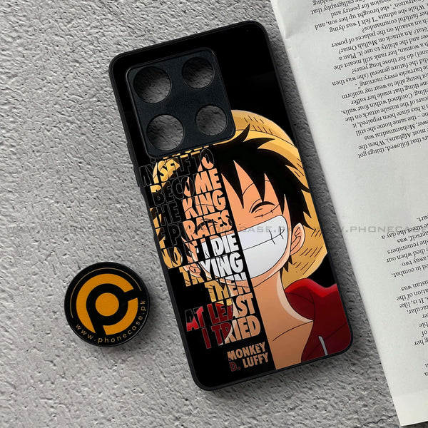 Infinix Note 30 Pro - Anime - Premium Metal Printed soft Bumper shock Proof Case