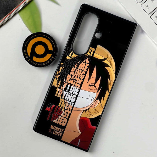 Samsung Galaxy Z Fold 7 - Anime -  Premium Metal Printed soft Bumper shock Proof Case