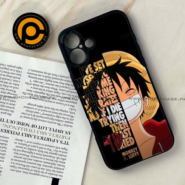 iPhone 16 - Anime - Premium Printed Glass soft Bumper shock Proof Case