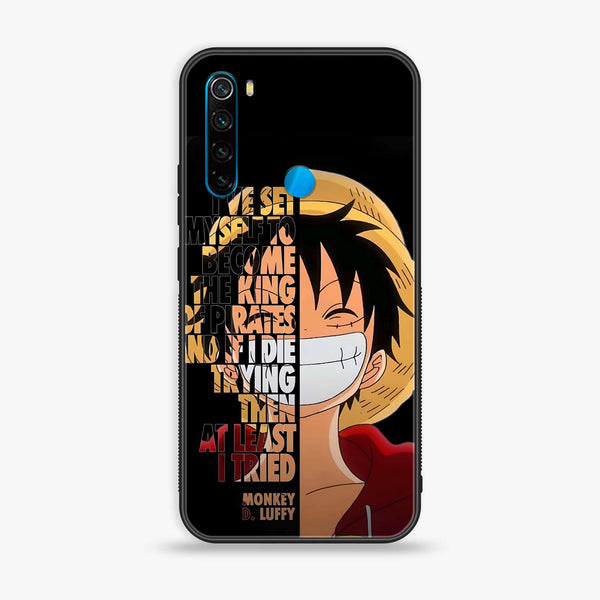 Xiaomi Redmi Note 8 - Anime - Premium Printed Glass soft Bumper Shock Proof Case