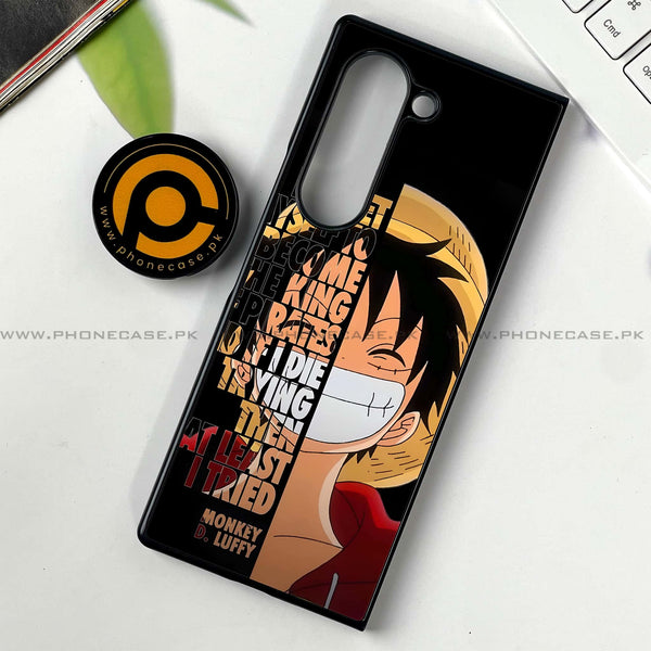 Samsung Galaxy Z Fold 6 - Anime -  Premium Printed Metal soft Bumper shock Proof Case