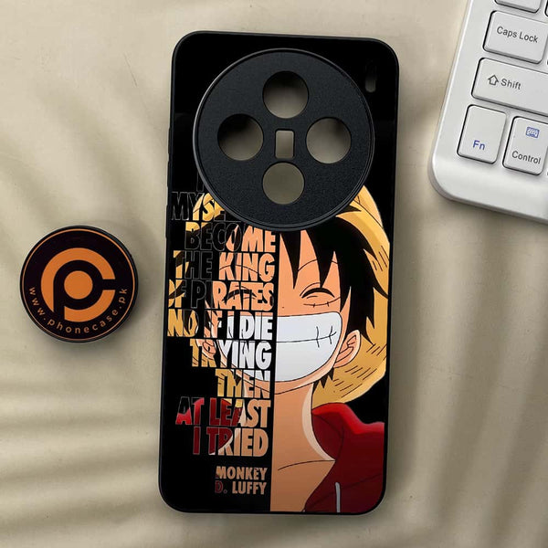 Vivo X200 - Anime - Premium Metal  Printed soft Bumper shock Proof Case