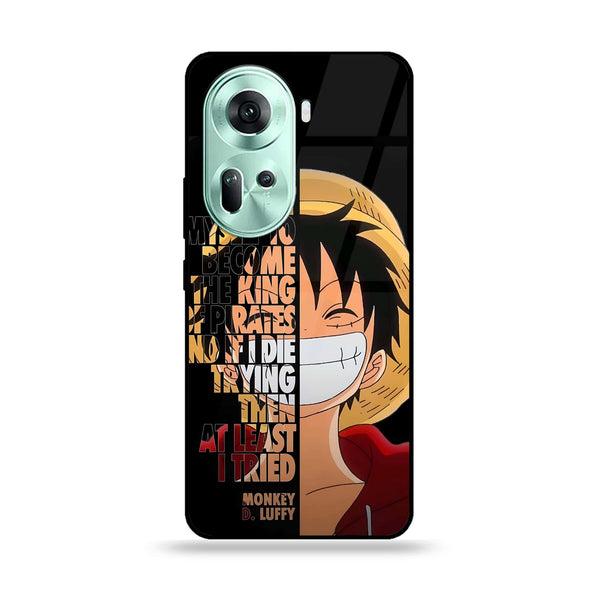 Oppo Reno 11 5G - Anime -  Premium Printed Metal soft Bumper shock Proof Case