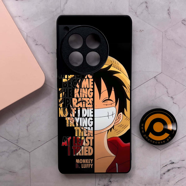 OnePlus 12R - Anime - Premium Metal Printed soft Bumper shock Proof Case