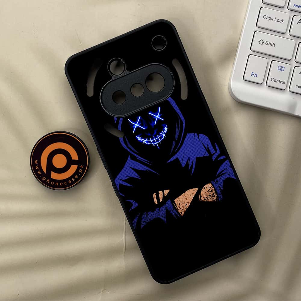 Nothing Phone 3a - Anonymous 2.0 Series - Premium Metal  Printed soft Bumper shock Proof Case