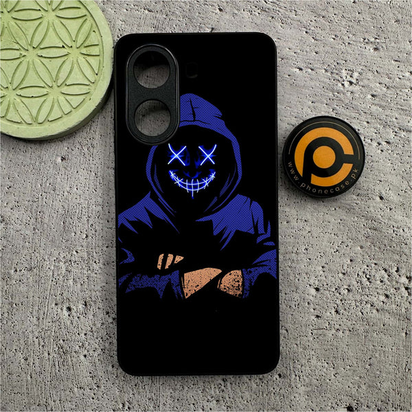 Xiaomi Poco X7 Pro 5G - Anonymous 2.0 Series - Premium Metal Printed soft Bumper shock Proof Case