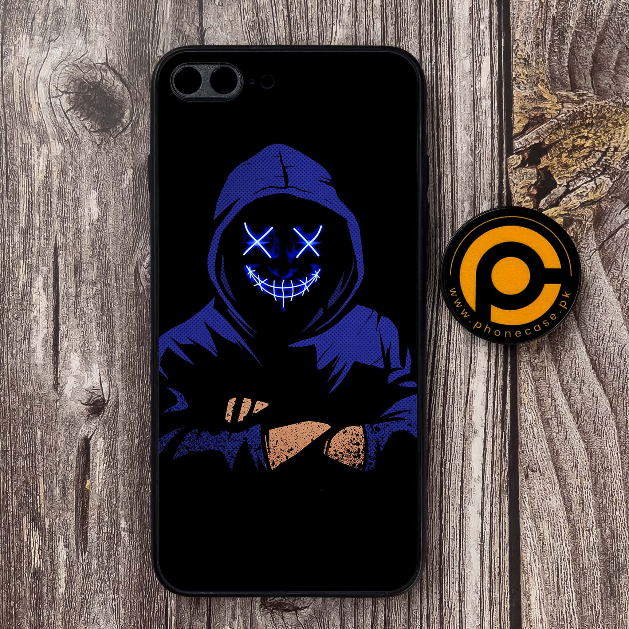 iPhone 7 Plus - Anonymous 2.0   Series - Premium Metal Printed soft Bumper shock Proof Case