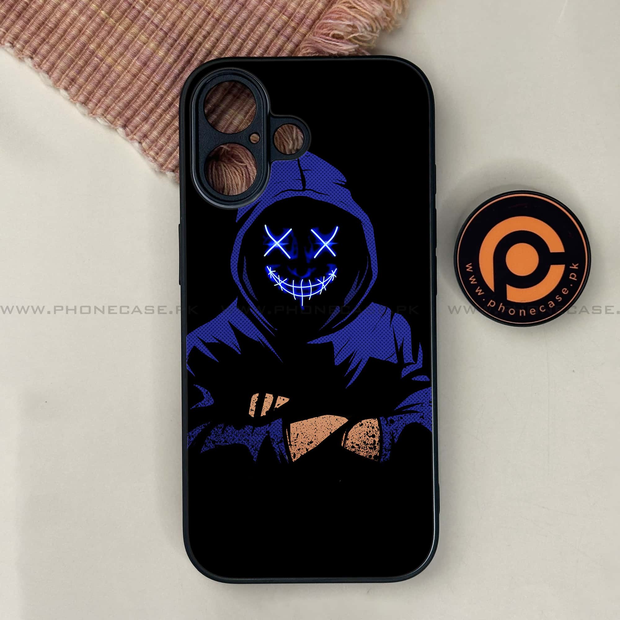 iPhone 17 - Anonymous 2.0 Series - Premium Printed Glass soft Bumper shock Proof Case