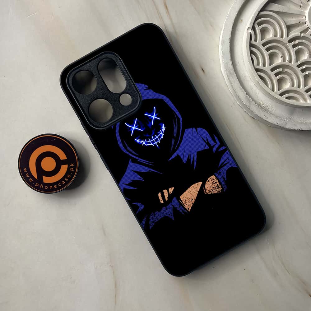 Oppo Reno 14 5G - Anonymous 2.0 Series - Premium Metal Printed soft Bumper shock Proof Case